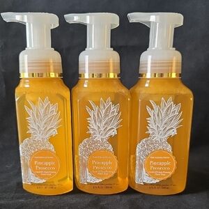 3 Bath & Body Works Pineapple Prosecco Foaming Hand Soap